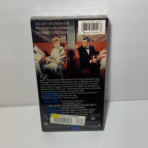 An Affair To Remember VHS 1957 Sealed 20th Century Fox Film C Grant D Kerr - Picture 2 of 10
